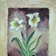 Bl lilie, formt 25x20 cm