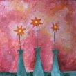 Oranov kvtiny, velikost 25x20cm